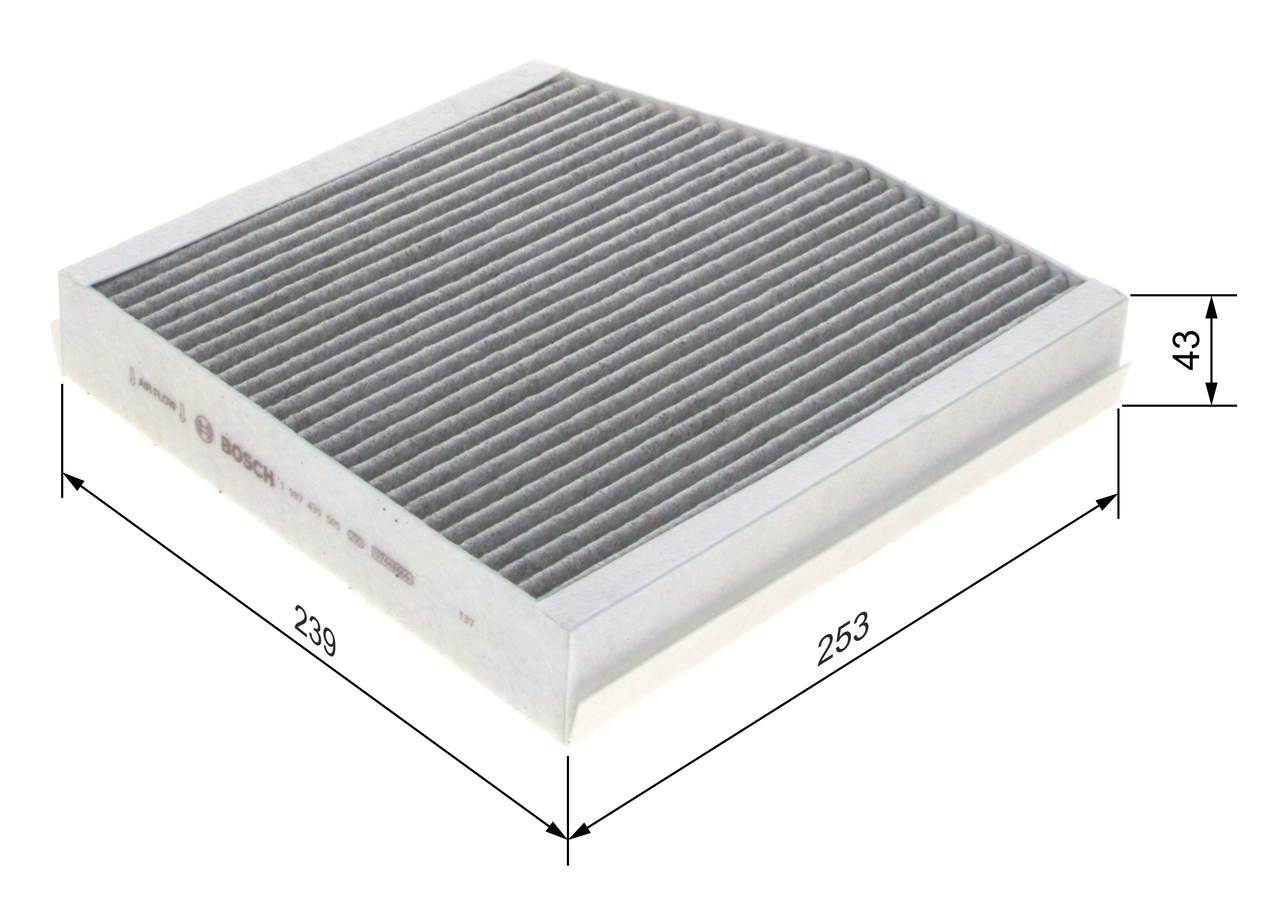 BOSCH Kabineluftfilter 1 987 435 505 for MERCEDES-BENZ INFINITI