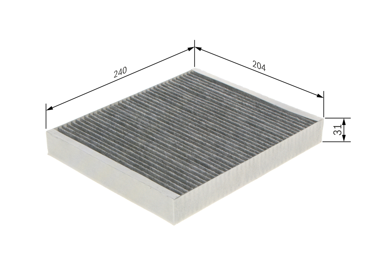 BOSCH Kabineluftfilter 1987435575 for OPEL CADILLAC CHEVROLET BYD VAUXHALL