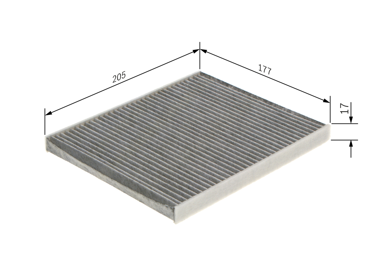 BOSCH Kabineluftfilter 1987435583 for FORD FIAT