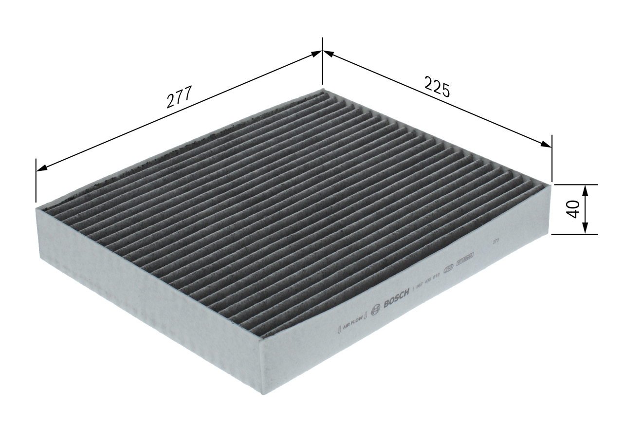 BOSCH Kabineluftfilter 1987435619 for FORD