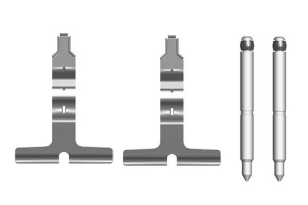 BOSCH Tilbehørssæt, skivebremsebelægning 1987474430