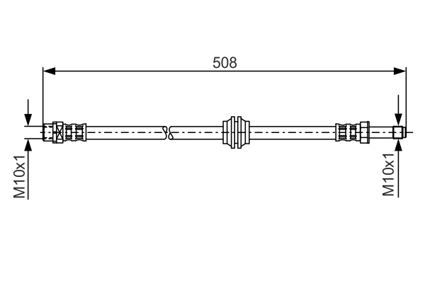 BOSCH Bremseslange 1987481331 for BMW
