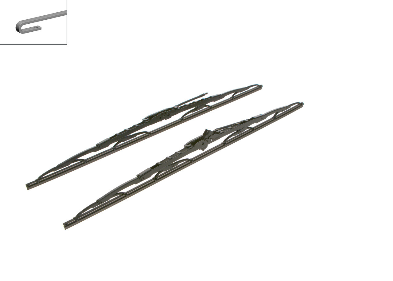 BOSCH Viskerblad 3397118309 foran for DAF RENAULT