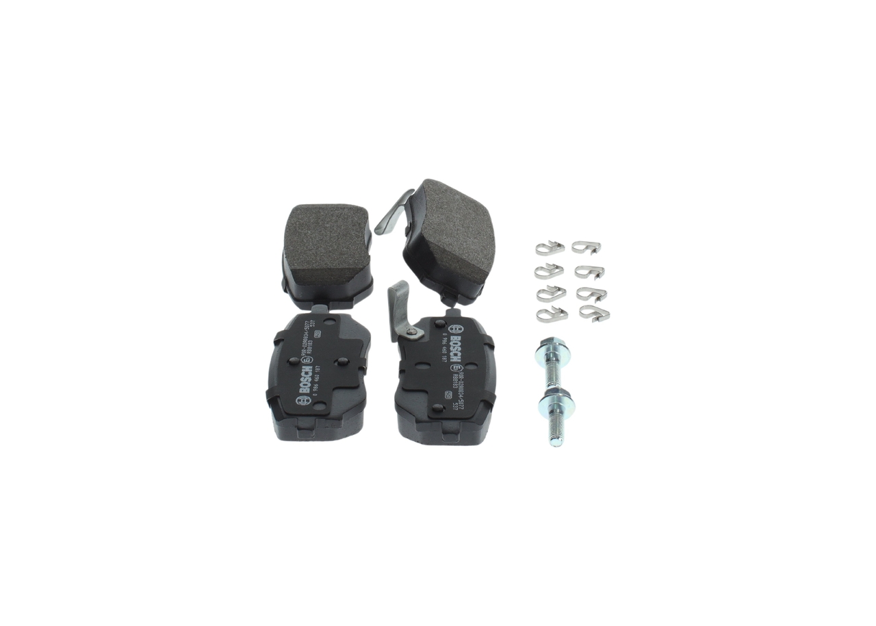BOSCH Bremseklodser 0986460187 for MERCEDES-BENZ