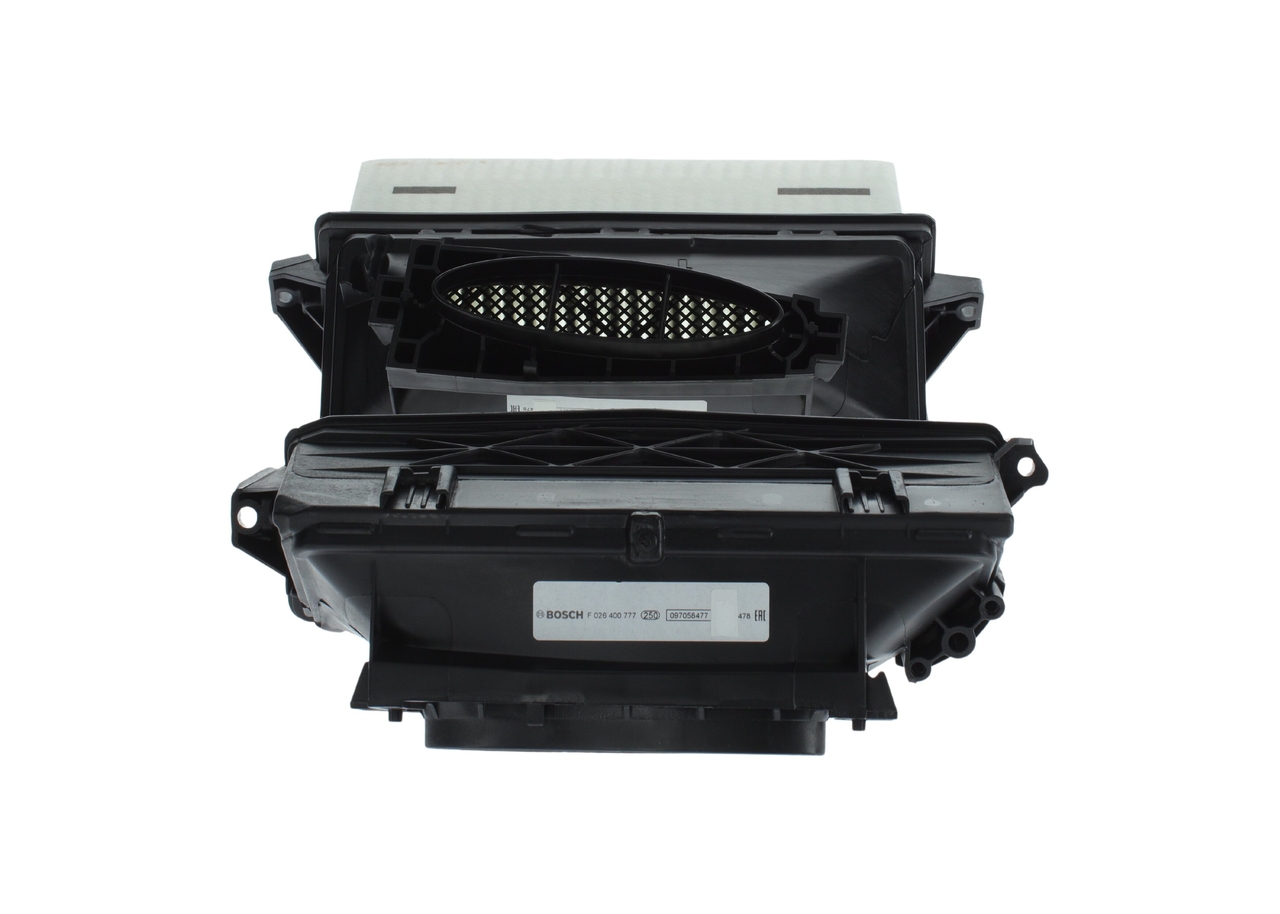 BOSCH Luftfilter F 026 400 777 Filterindsats length_mm_203|Længde [mm]|241 width_mm_206|Bredde [mm]|302 height_mm_209|Højde [mm]|56 quantity_563|Mængd