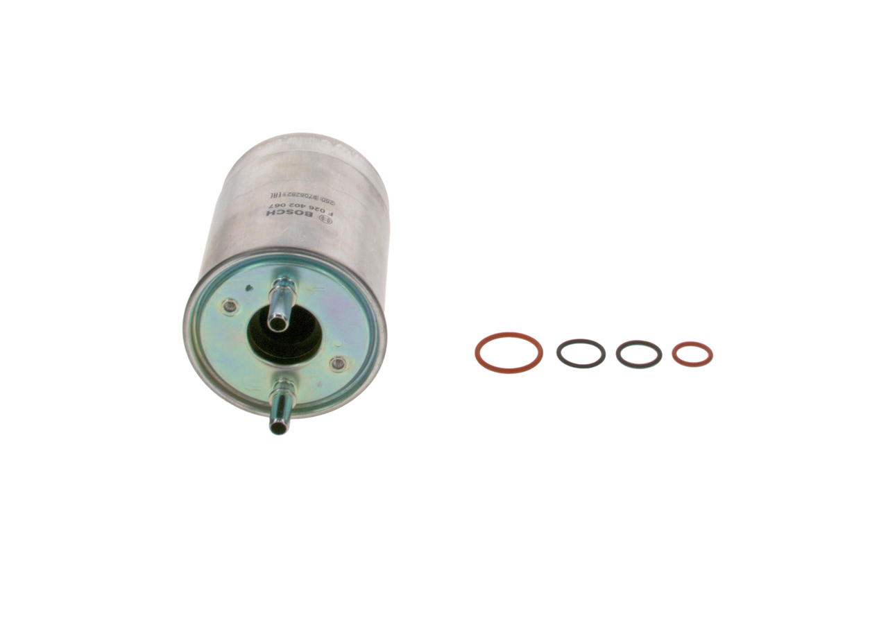 BOSCH Brændstof-filter f026402067 Lednings 177mm for RENAULT SUZUKI