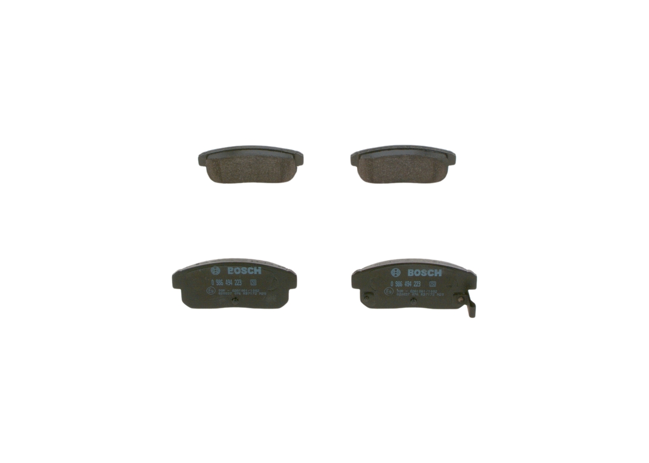 BOSCH Bremseklodser 0986494223 for MAZDA NISSAN SUZUKI HYUNDAI