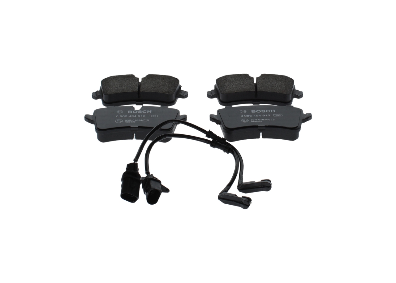 BOSCH Bremseklodser 0986494915 for VW