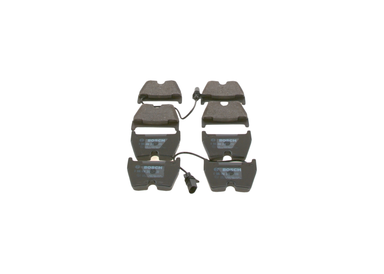 BOSCH Bremseklodser 0986494216 for LAMBRETTA AUDI VW