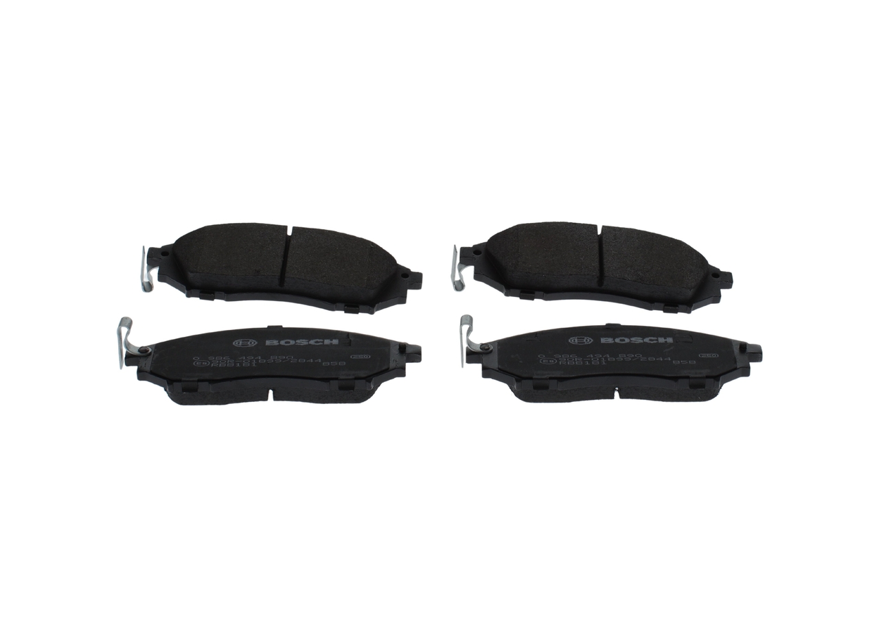 BOSCH Bremseklodser 0986494890 for NISSAN INFINITI MITSUBISHI RENAULT