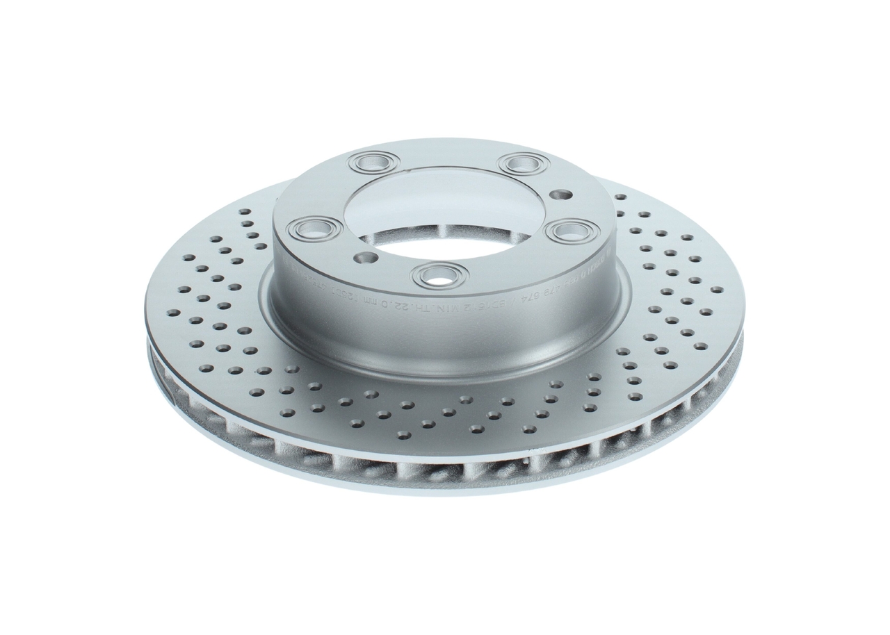 BOSCH Bremseskive 0986479674 ventileret 298mm 24mm for PORSCHE