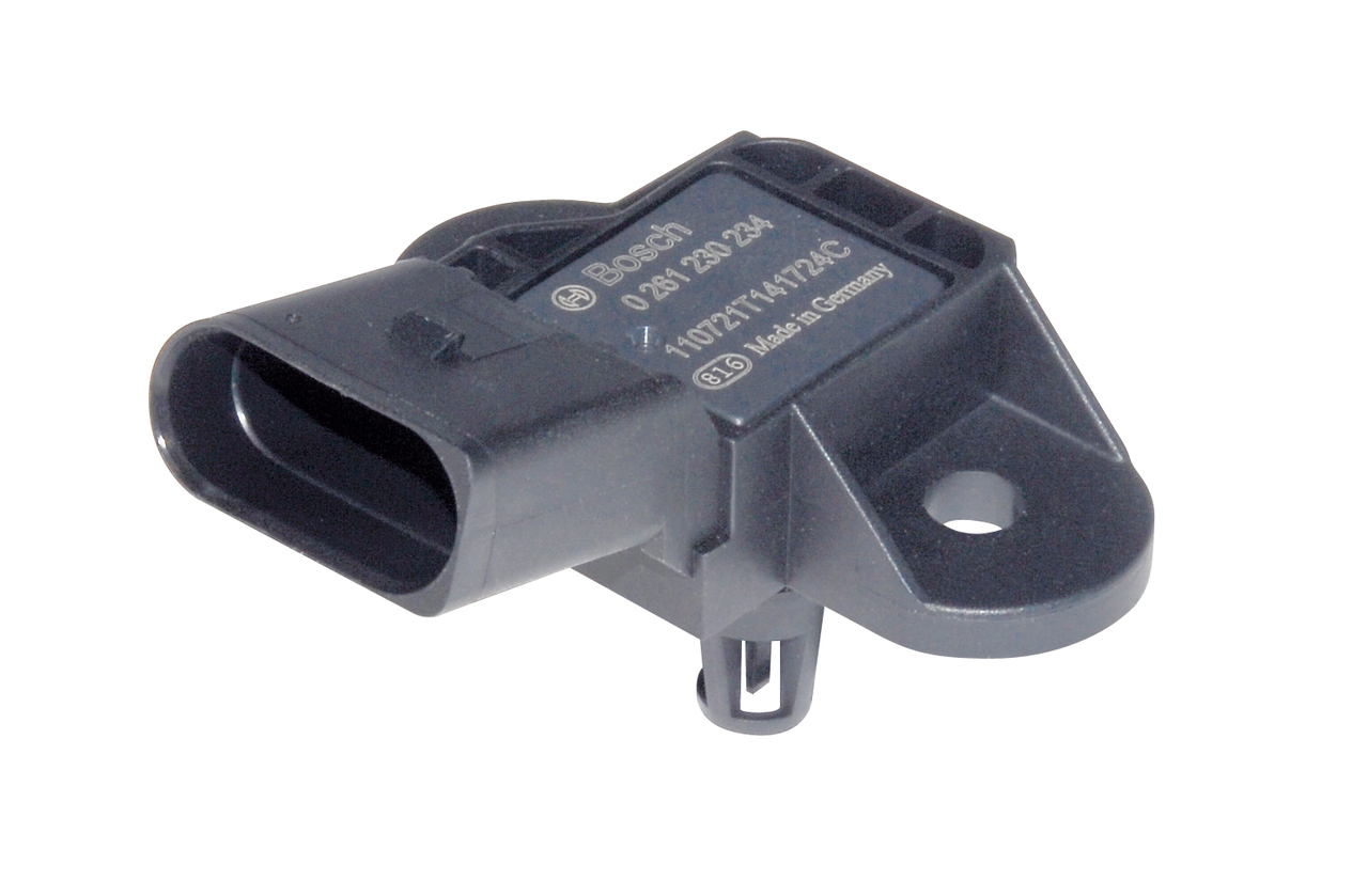 BOSCH Sensor, sugerørstryk 0261230234 for SEAT SKODA VW PORSCHE
