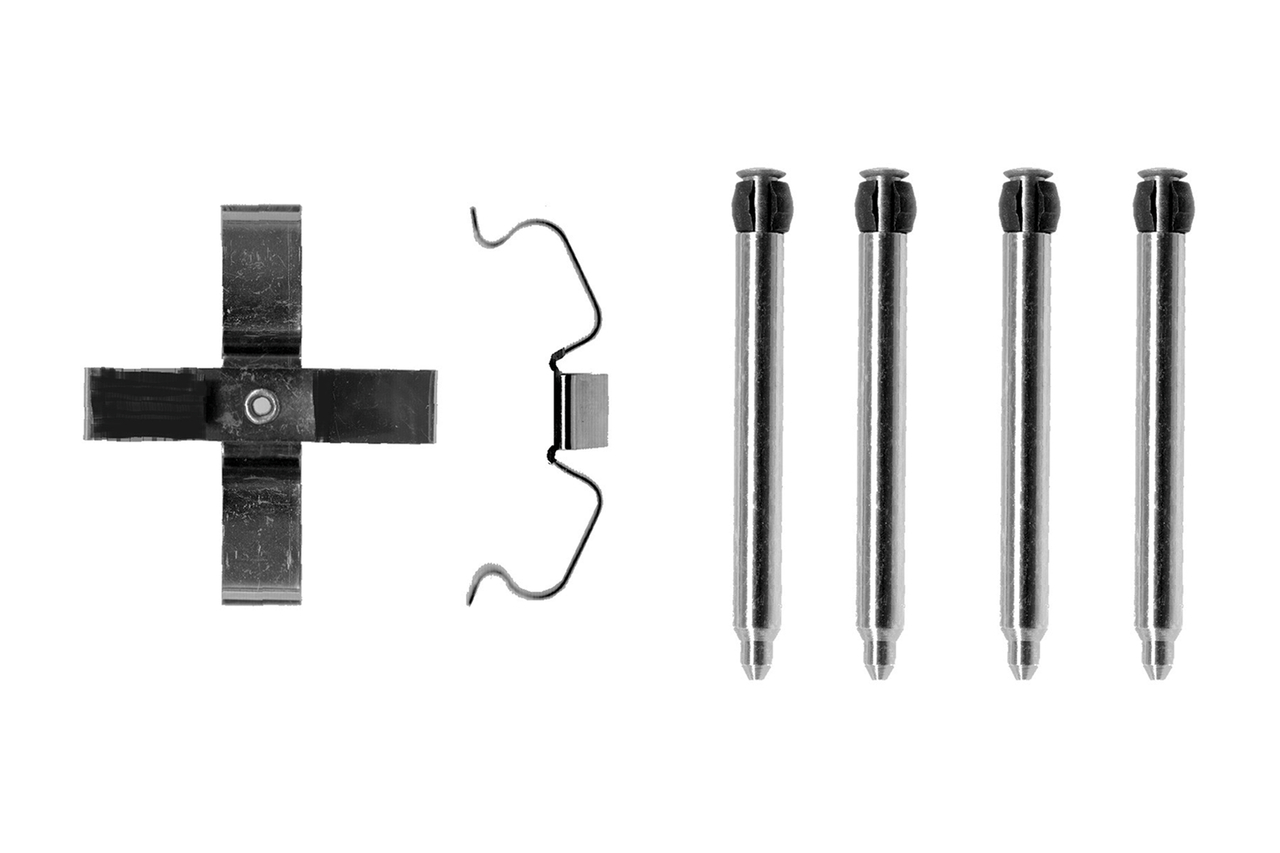 BOSCH Tilbehørssæt, skivebremsebelægning 1987474277 for OPEL SAAB