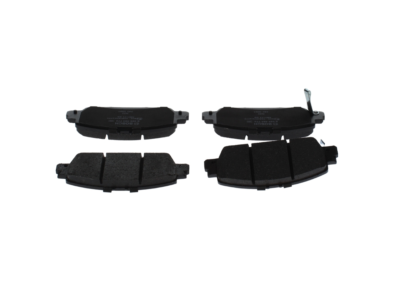 BOSCH Bremseklodser 0986494773 for HONDA