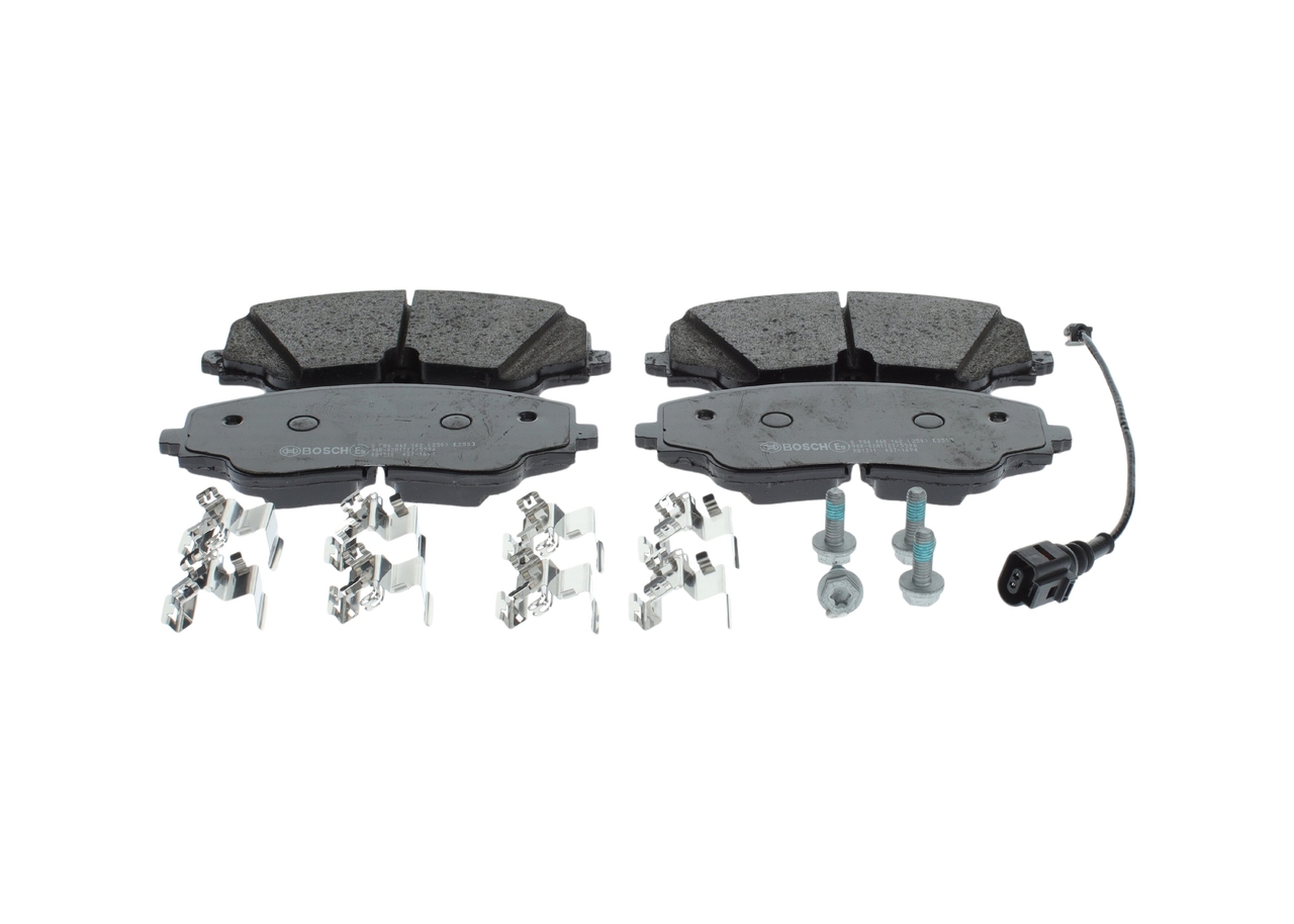 BOSCH Bremseklodser 0986460162 for VW