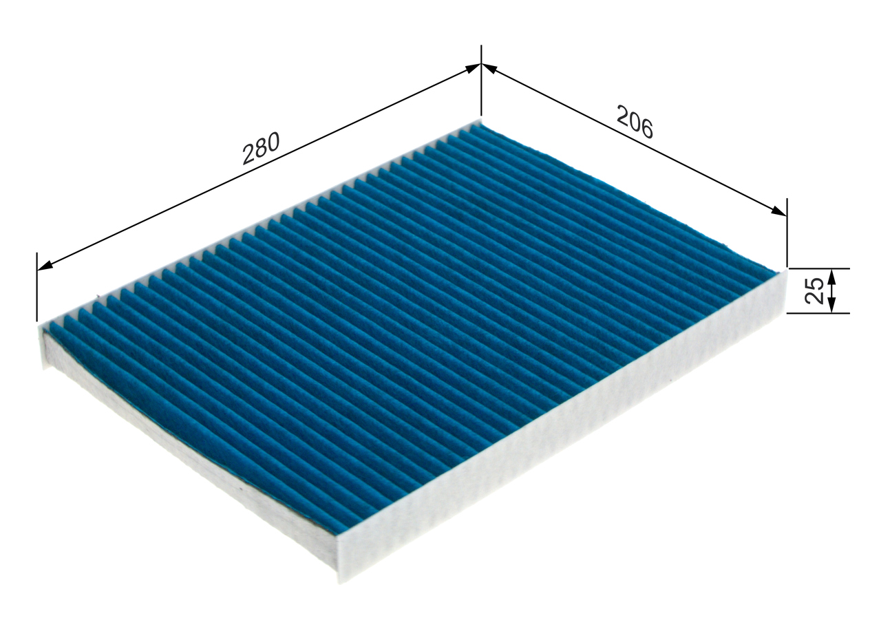 BOSCH Kabineluftfilter 0986628563 for VW