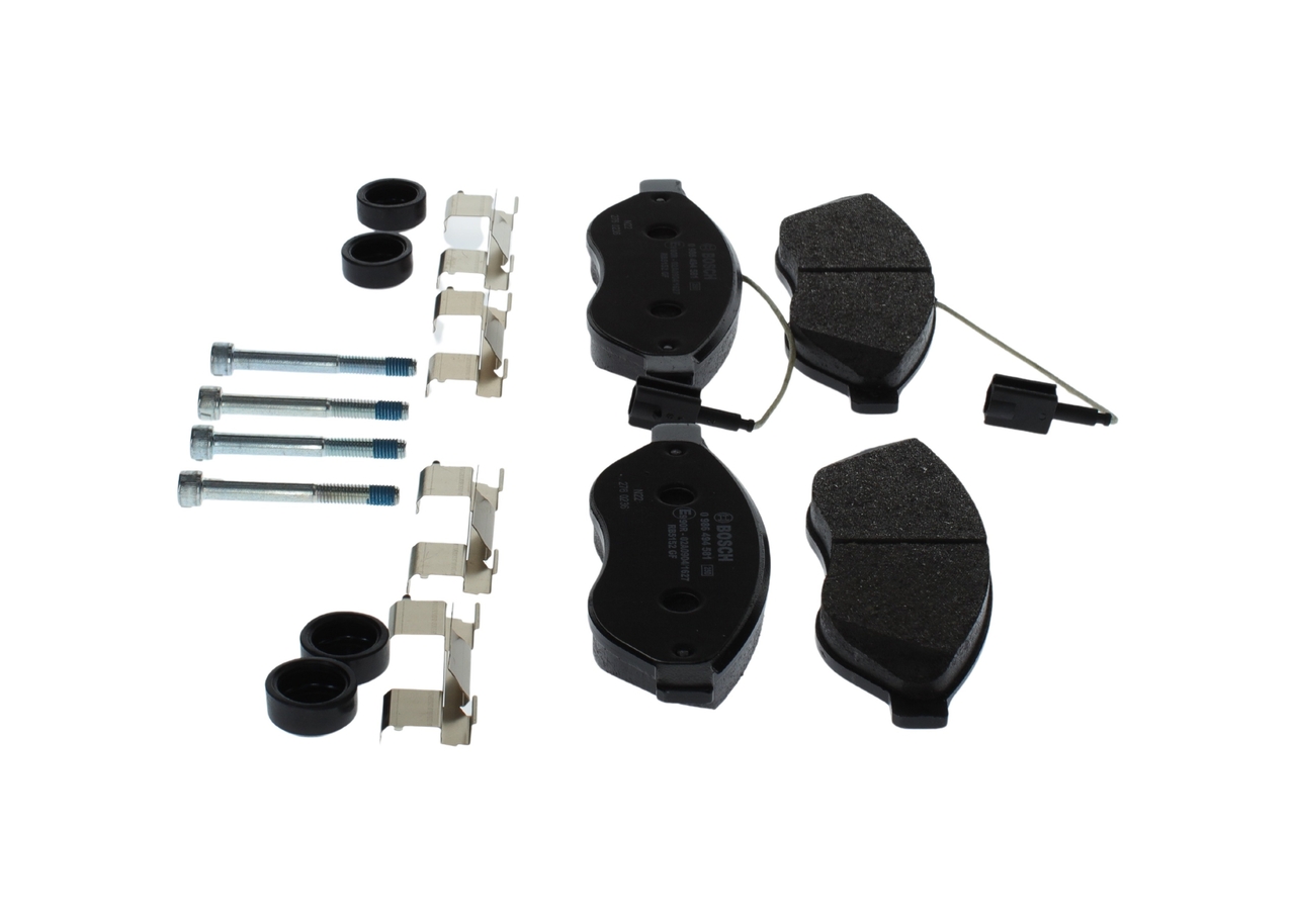 BOSCH Bremseklodser 0986494581 for CITROËN PEUGEOT LANCIA