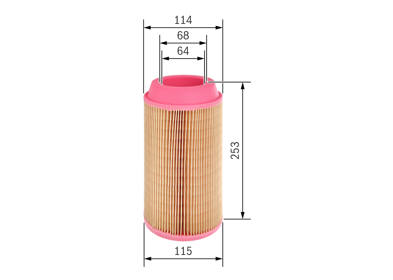 BOSCH F 026 400 238 115,4mm for VOLVO VW NISSAN STANDARD AUTOMOBILE