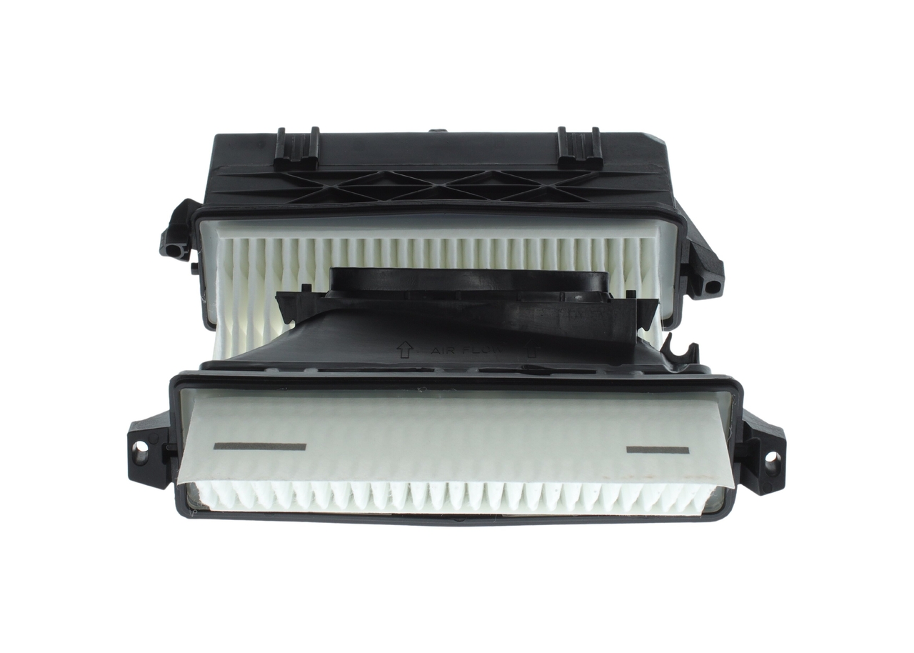 BOSCH Luftfilter f026400777 Filterindsats length_mm_203|Længde [mm]|241 width_mm_206|Bredde [mm]|302 height_mm_209|Højde [mm]|56 quantity_563|Mængde|2