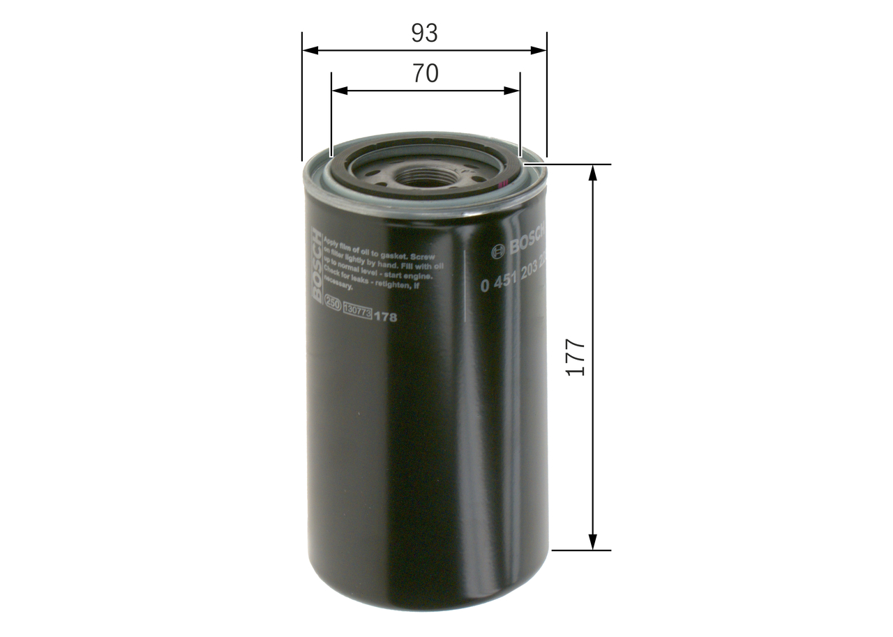 BOSCH 0 451 203 228 93mm for TATA FORD CHRYSLER DAF DAEWOO LAND ROVER
