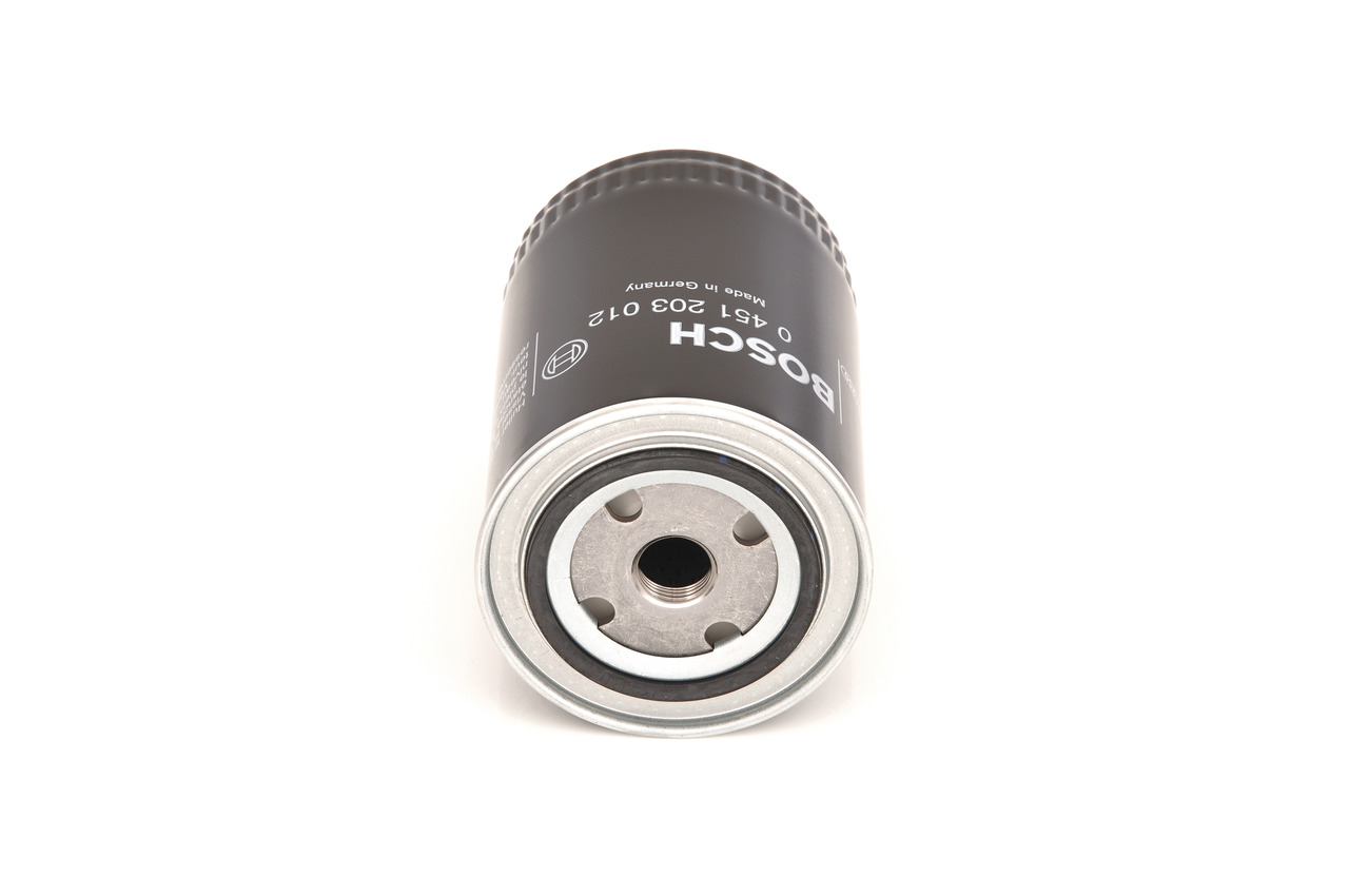 BOSCH Oliefilter 0451203012 Påskruet 149mm 3/4 16 UNF for VOLVO DAF FORD VAUXHALL GMC CHEVROLET OPEL VW PORSCHE RENAULT