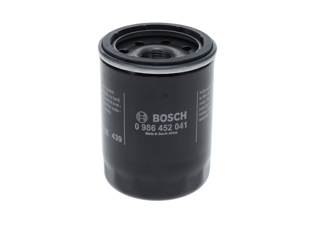 BOSCH Oliefilter 0986452041 Påskruet 87mm M 20 x 1,5 for OPEL VAUXHALL FORD VOLVO CHEVROLET GMC LANCIA FIAT NISSAN PROTON GREAT WALL MITSUBISHI BRILL