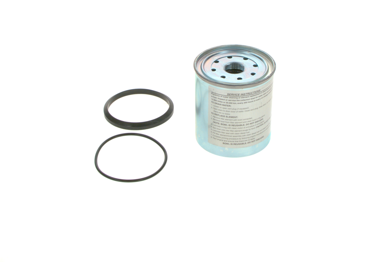 BOSCH Brændstof-filter 1457434448 Påskruet 107mm for JEEP