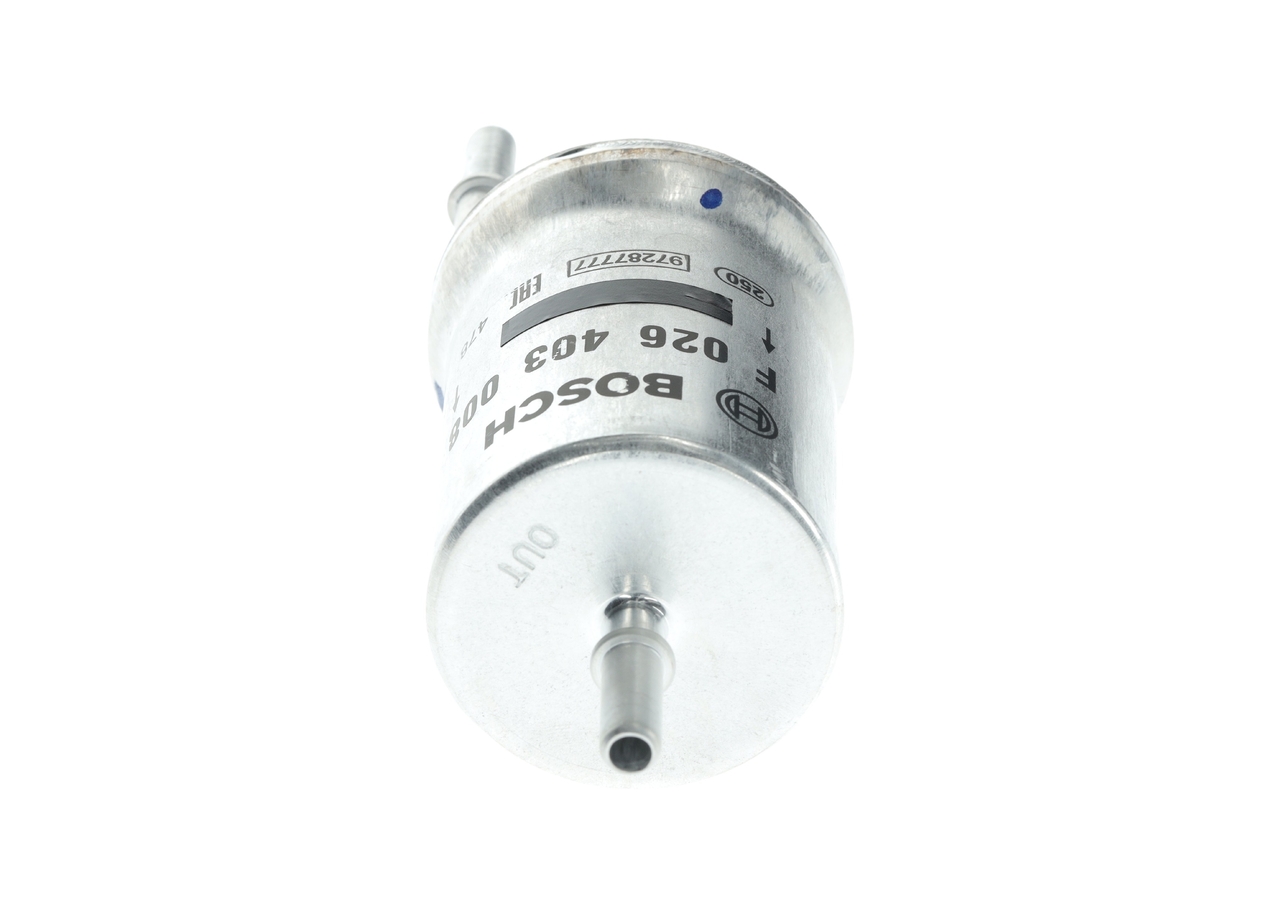 BOSCH Brændstof-filter f026403008 Lednings 164,3mm for VW FIAT