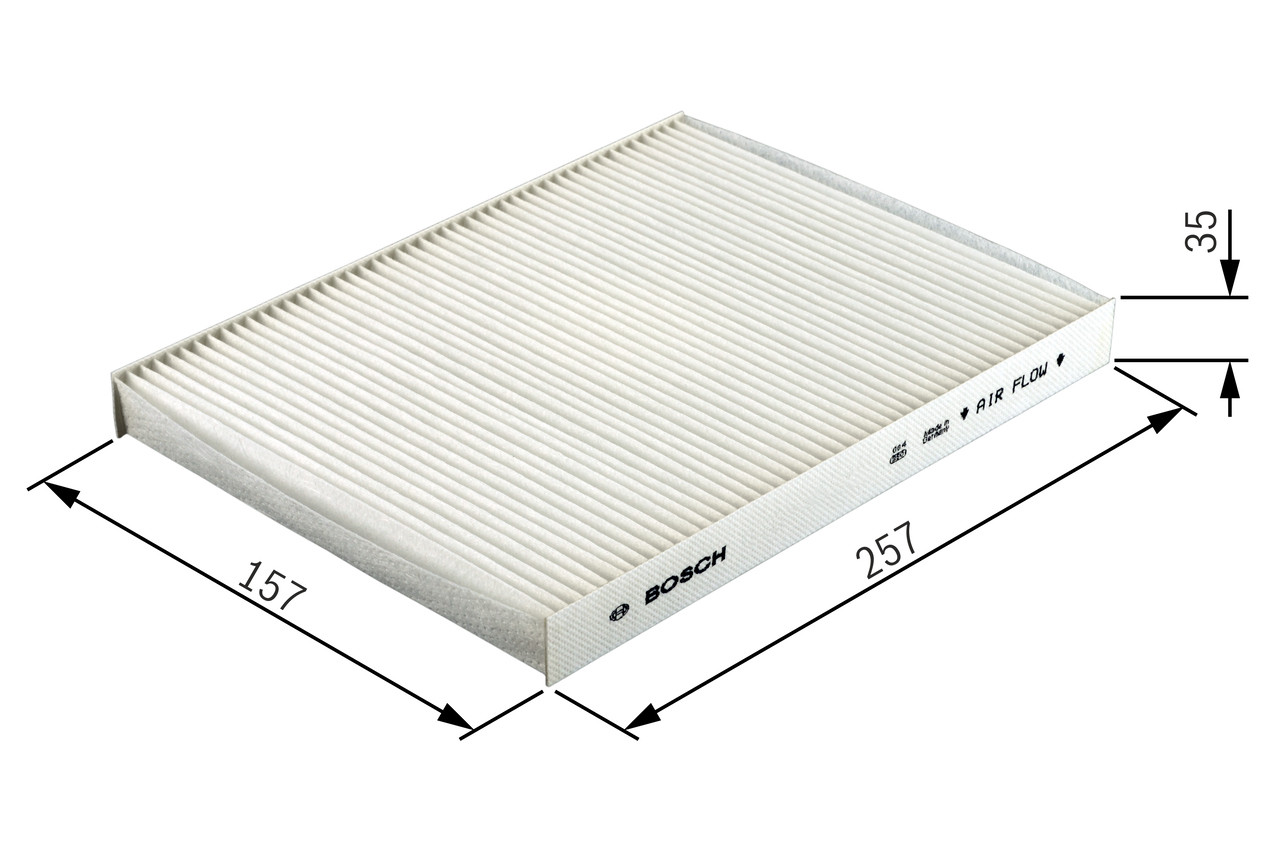BOSCH Kabineluftfilter 1987432327 for RENAULT
