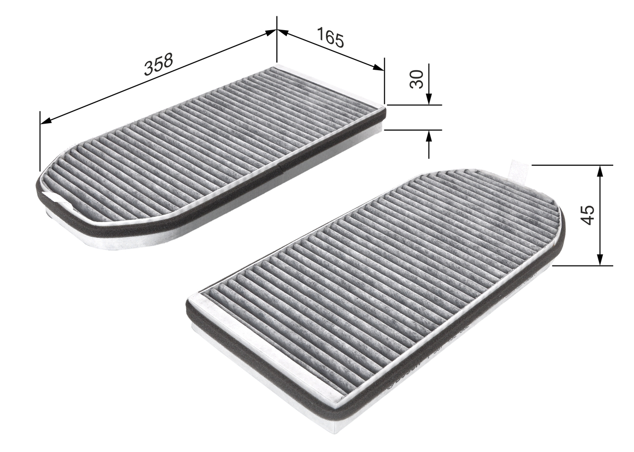 BOSCH Kabineluftfilter 1987432362 for BMW