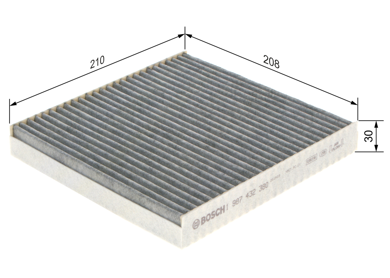 BOSCH Kabineluftfilter 1987432380 for RENAULT
