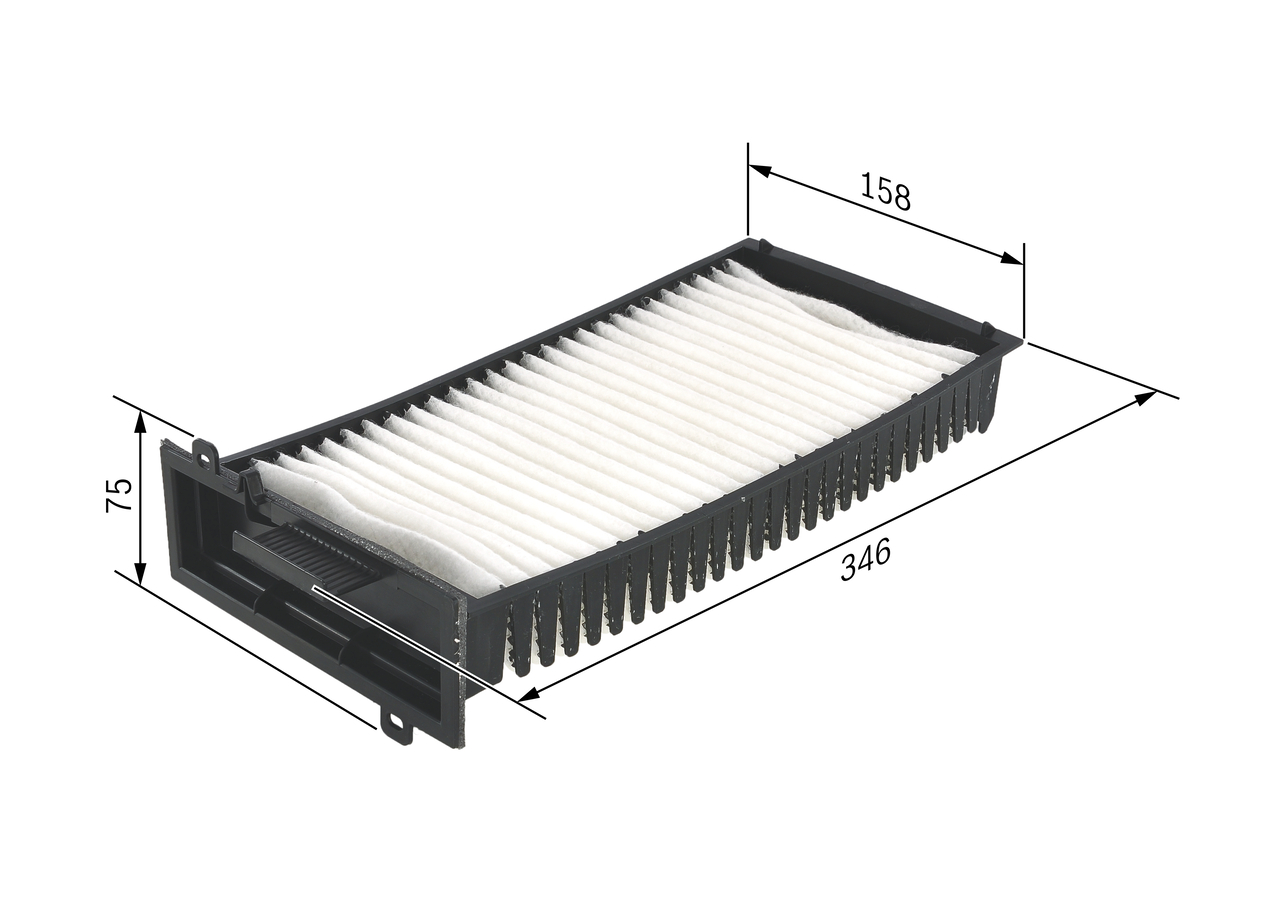 BOSCH Kabineluftfilter 1987432198 for CITROËN
