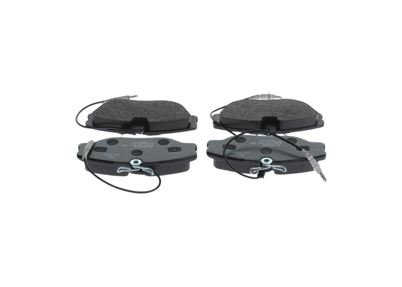 BOSCH Bremseklodser 0986424033 for PEUGEOT LANCIA FIAT