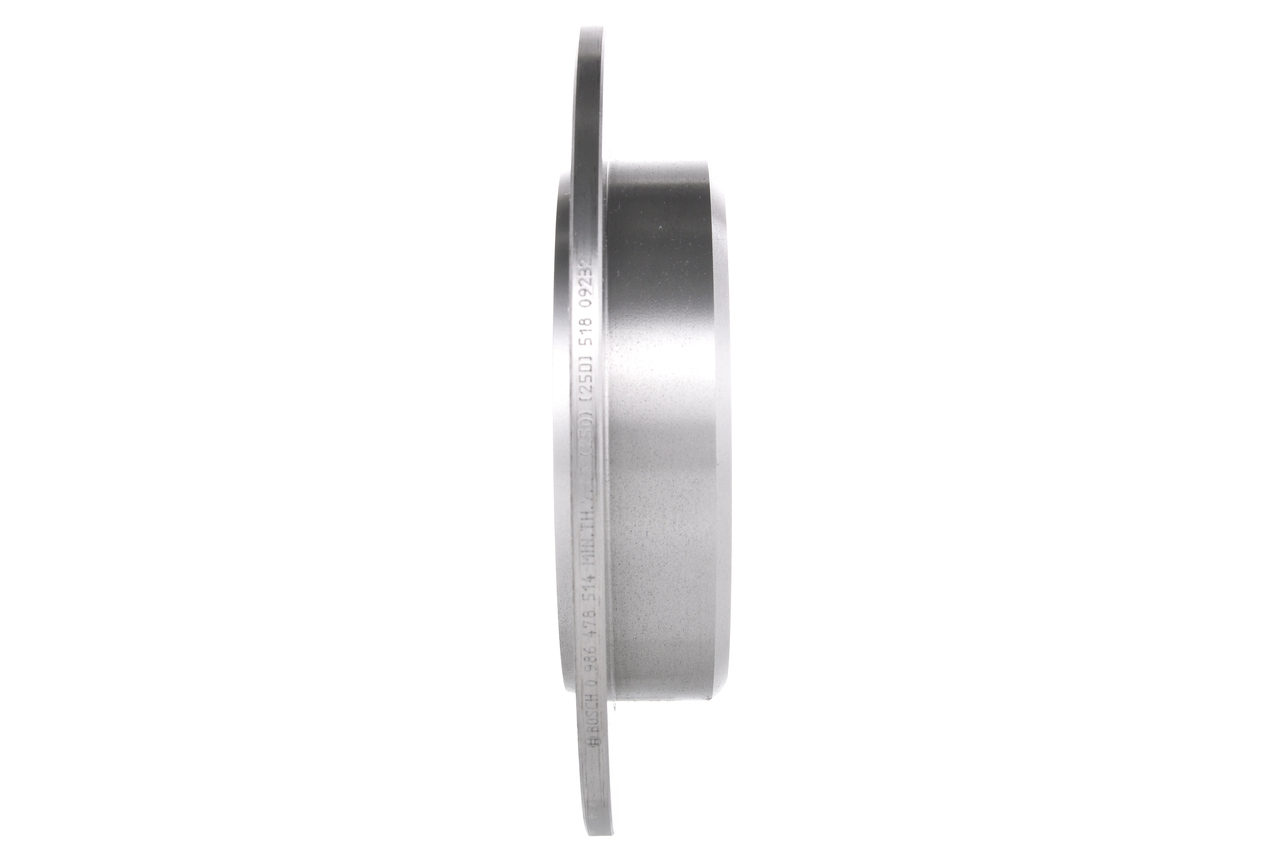 BOSCH Bremseskive 0986478514 fuld 270mm 9mm for CHRYSLER DODGE
