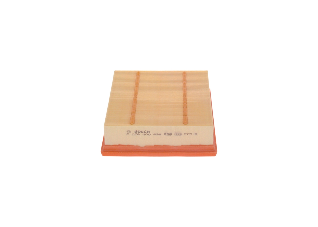 BOSCH Luftfilter f026400498 Filterindsats length_mm_203|Længde [mm]|213 width_mm_206|Bredde [mm]|204 height_mm_209|Højde [mm]|59 59mm for OPEL VAUXHA