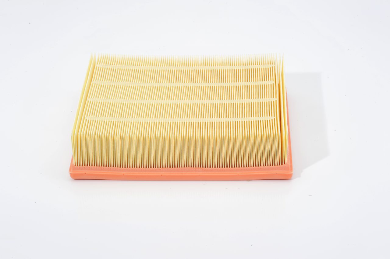 BOSCH Luftfilter 1457429870 Filterindsats length_mm_203|Længde [mm]|254 width_mm_206|Bredde [mm]|213 height_mm_209|Højde [mm]|57 57mm for VAUXHALL VW