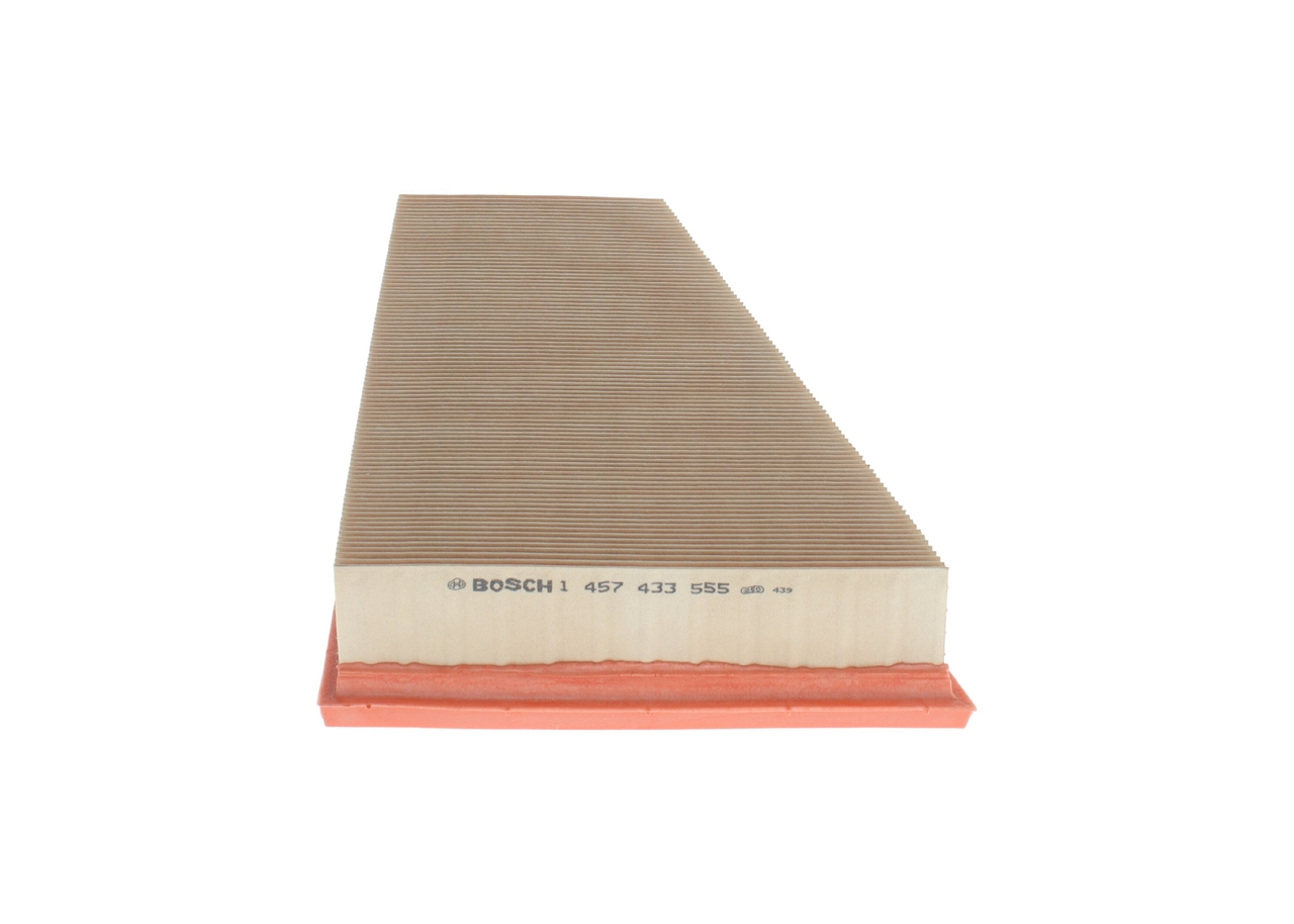 BOSCH Luftfilter 1457433555 Filterindsats length_mm_203|Længde [mm]|206 width_mm_206|Bredde [mm]|170 height_mm_209|Højde [mm]|92 92mm for PEUGEOT