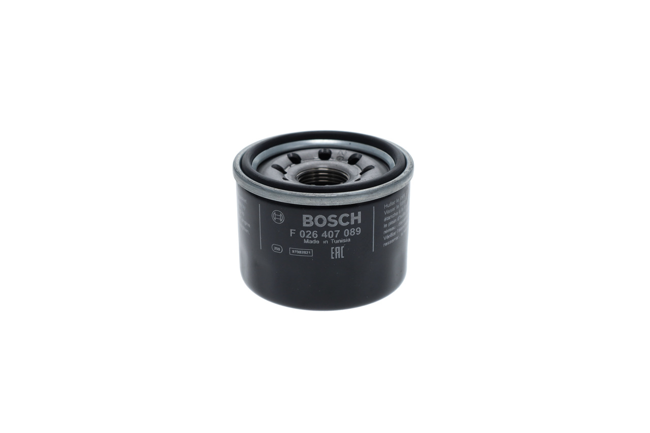 BOSCH Oliefilter f026407089 Påskruet 58mm M 20 x 1,5 for MERCEDES-BENZ MITSUBISHI