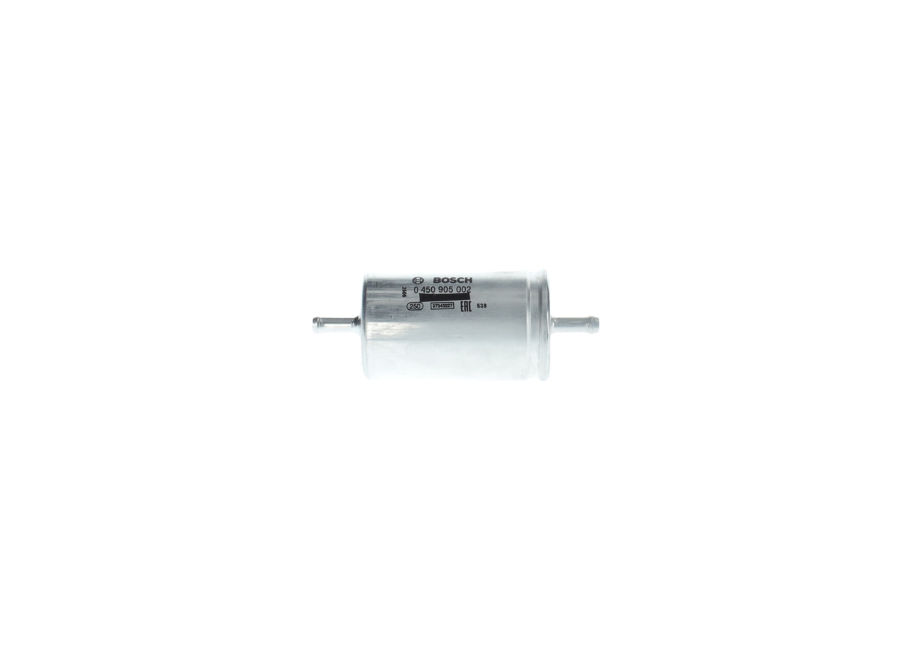 BOSCH Brændstof-filter 0450905002 Lednings 139,5mm for PEUGEOT OPEL SAAB BMW LANCIA FIAT GMC HOLDEN VAUXHALL TALBOT DAEWOO ZOTYE ALFA ROMEO VW AUDI I