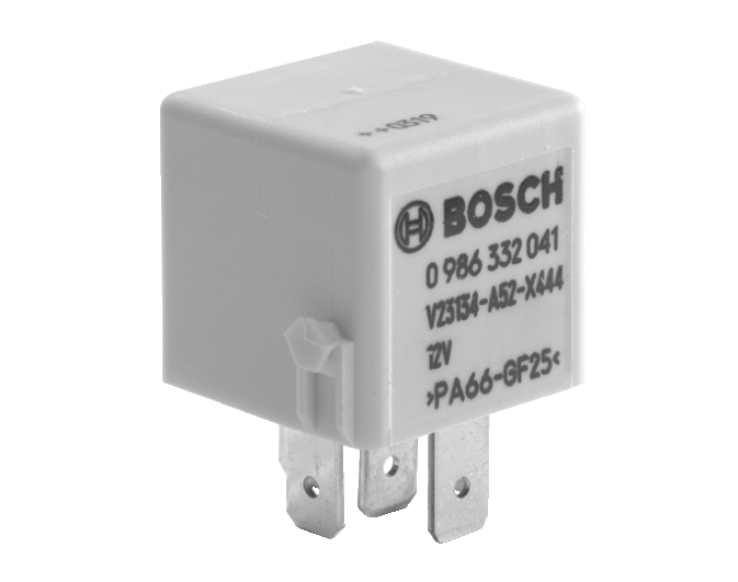 BOSCH Relæ, arbejdsstrøm 0986332041 for PEUGEOT FIAT VW ISUZU MERCEDES-BENZ NISSAN ROVER