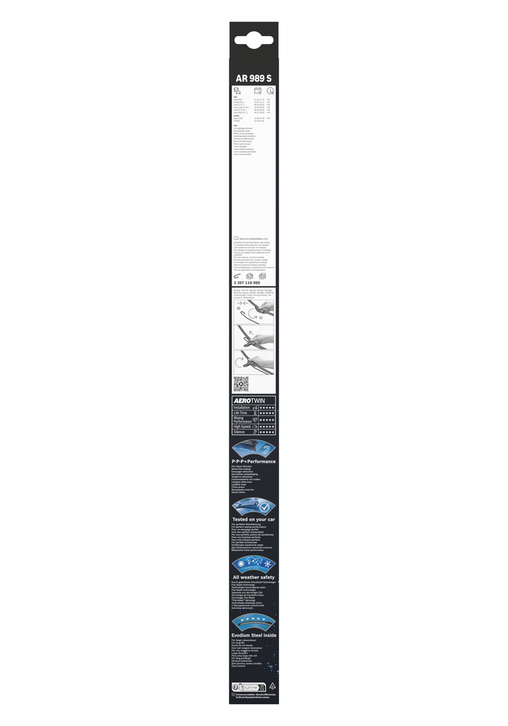 BOSCH Viskerblad 3397118989 foran