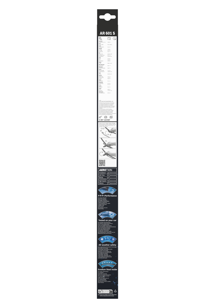 BOSCH Viskerblad 3397118907 foran