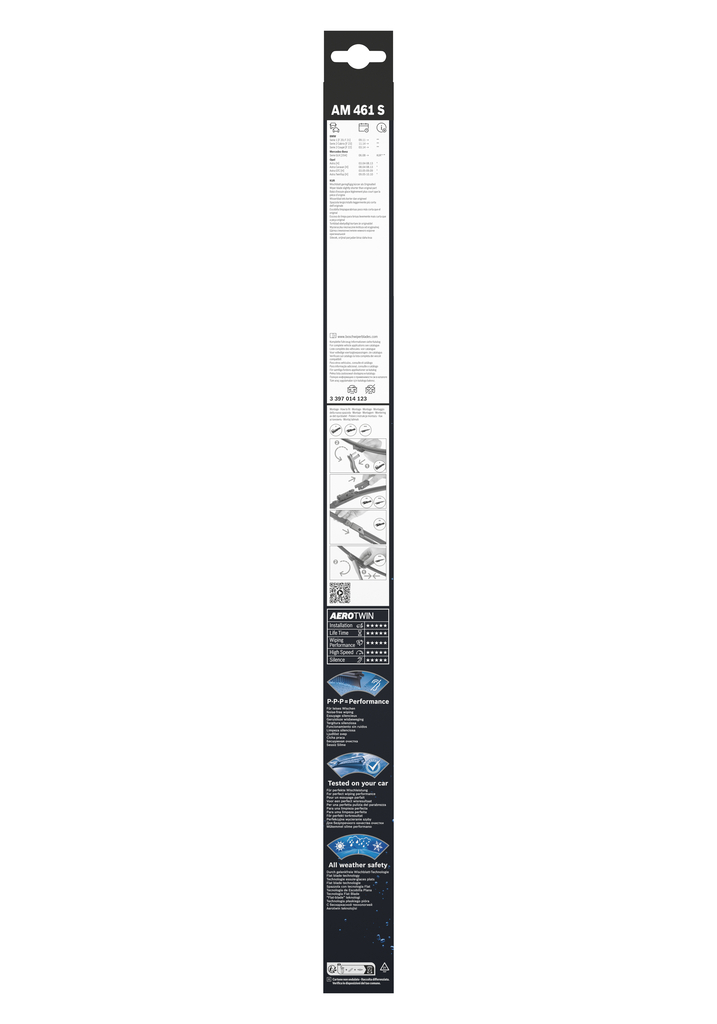 BOSCH Viskerblad 3397014123 for MG OPEL MERCEDES-BENZ BMW