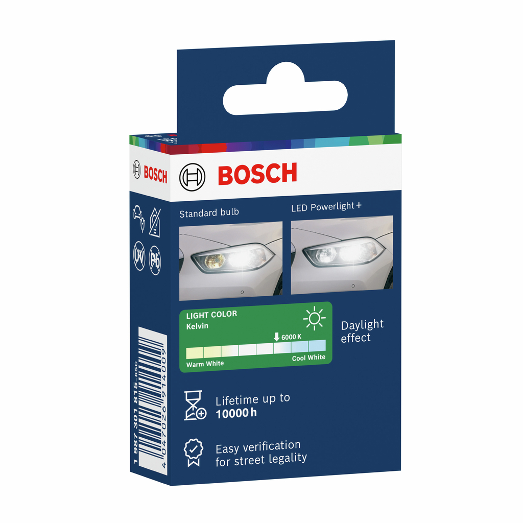 BOSCH Pære, kabinelys 1987301815 W5W