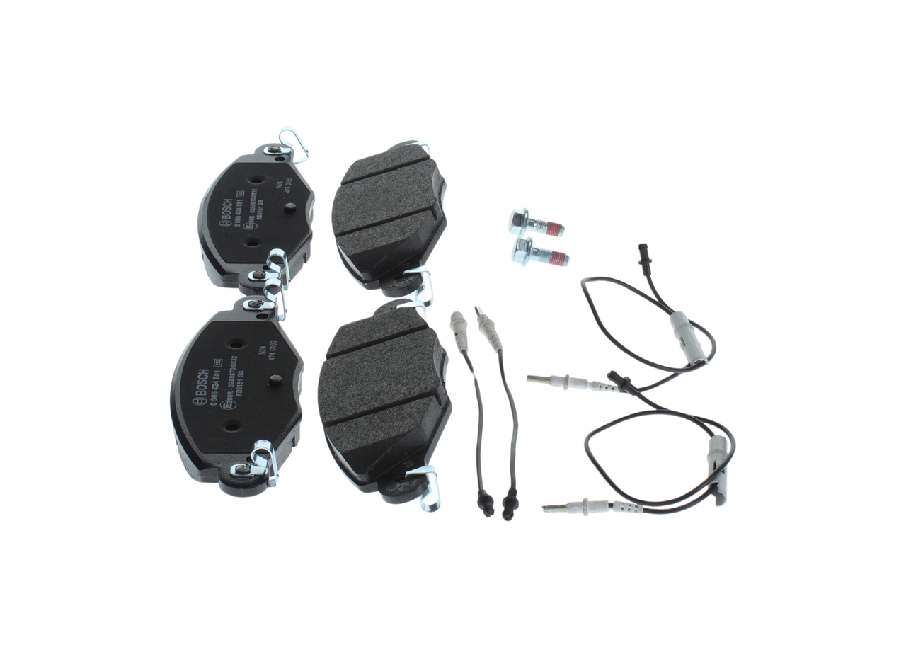 BOSCH Bremseklodser 0986424581 for PEUGEOT
