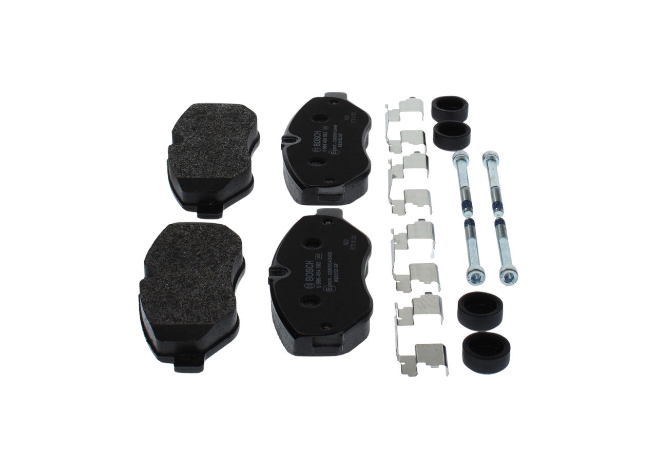 BOSCH Bremseklodser 0986494582 for IVECO