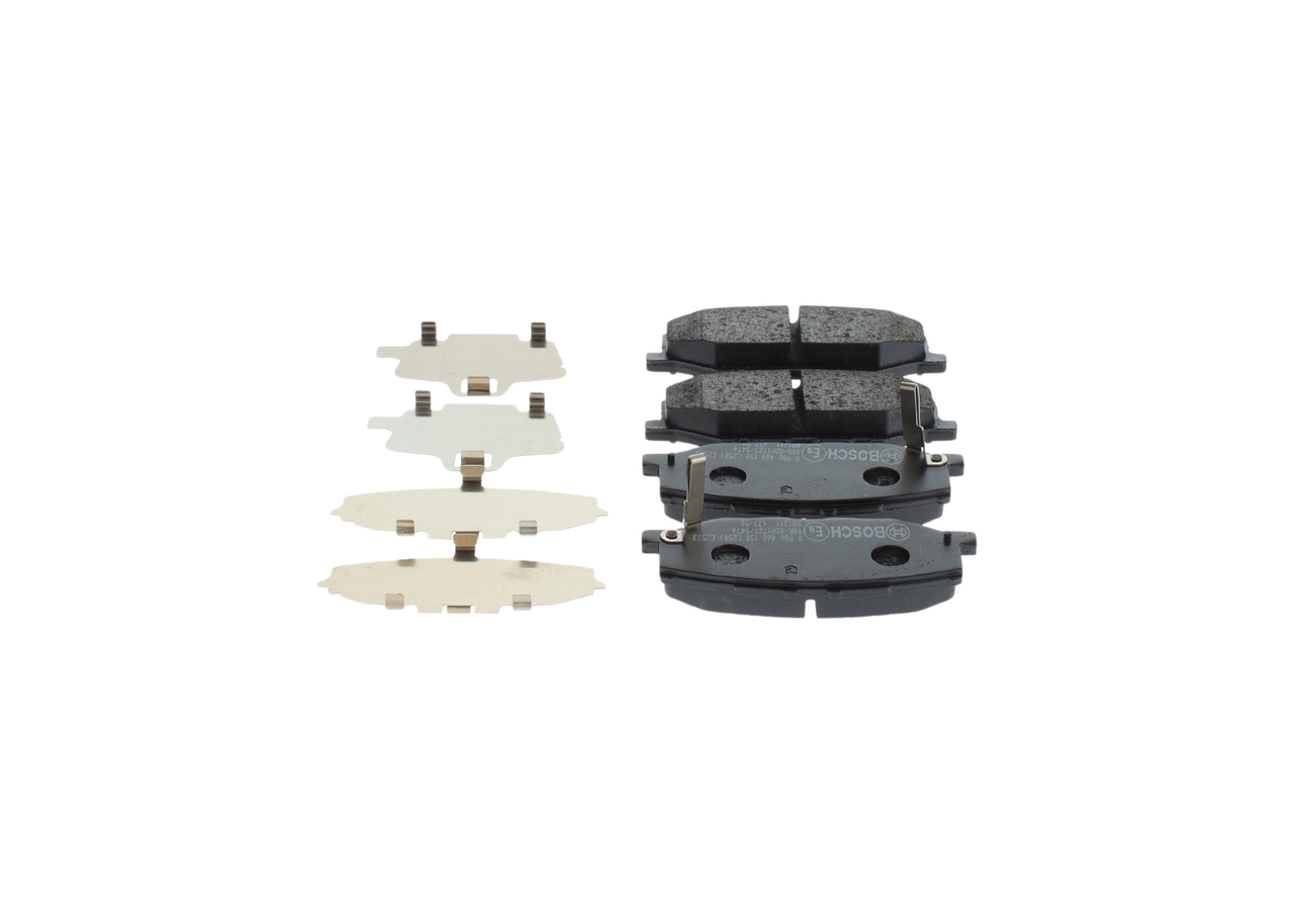 BOSCH Bremseklodser 0986460150 for SUZUKI