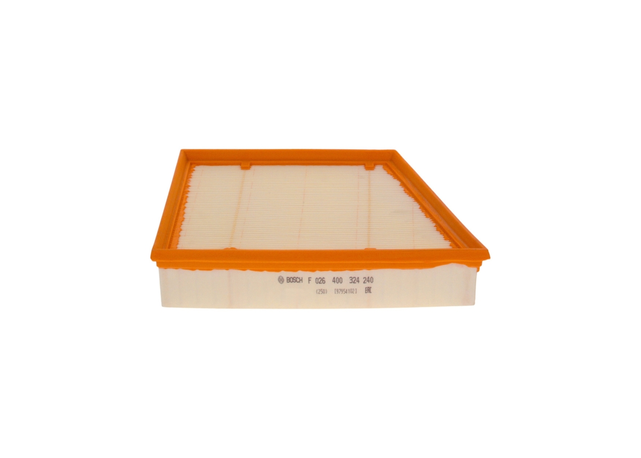 BOSCH Luftfilter f026400324 Filterindsats length_mm_203|Længde [mm]|288,5 width_mm_206|Bredde [mm]|179 height_mm_209|Højde [mm]|58,7 quantity_563|Mæng