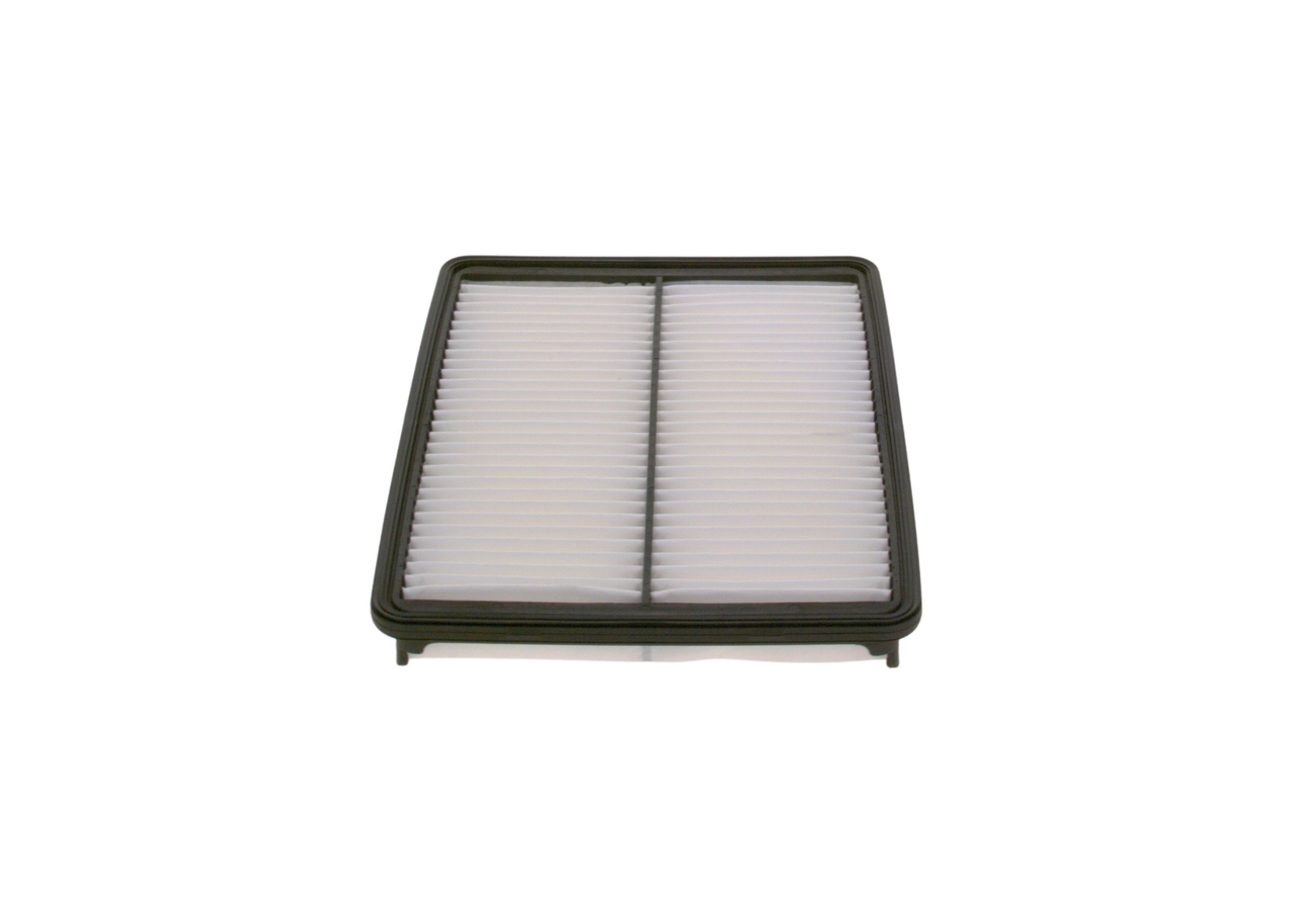 BOSCH Luftfilter f026400448 Filterindsats length_mm_203|Længde [mm]|301 width_mm_206|Bredde [mm]|227 height_mm_209|Højde [mm]|37 37mm for KIA