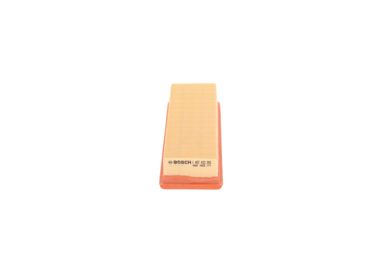 BOSCH Luftfilter 1457433255 Filterindsats length_mm_203|Længde [mm]|230 width_mm_206|Bredde [mm]|90 height_mm_209|Højde [mm]|48 48mm for LANCIA FIAT